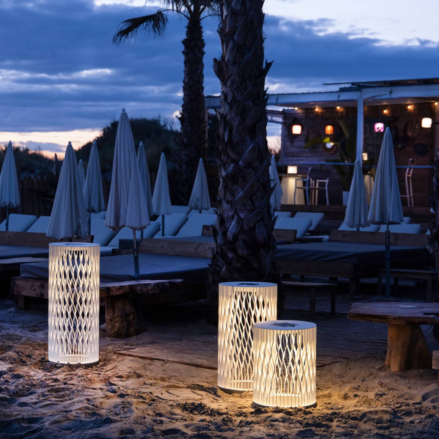 Lampe solaire CADIX (L) Les Jardins