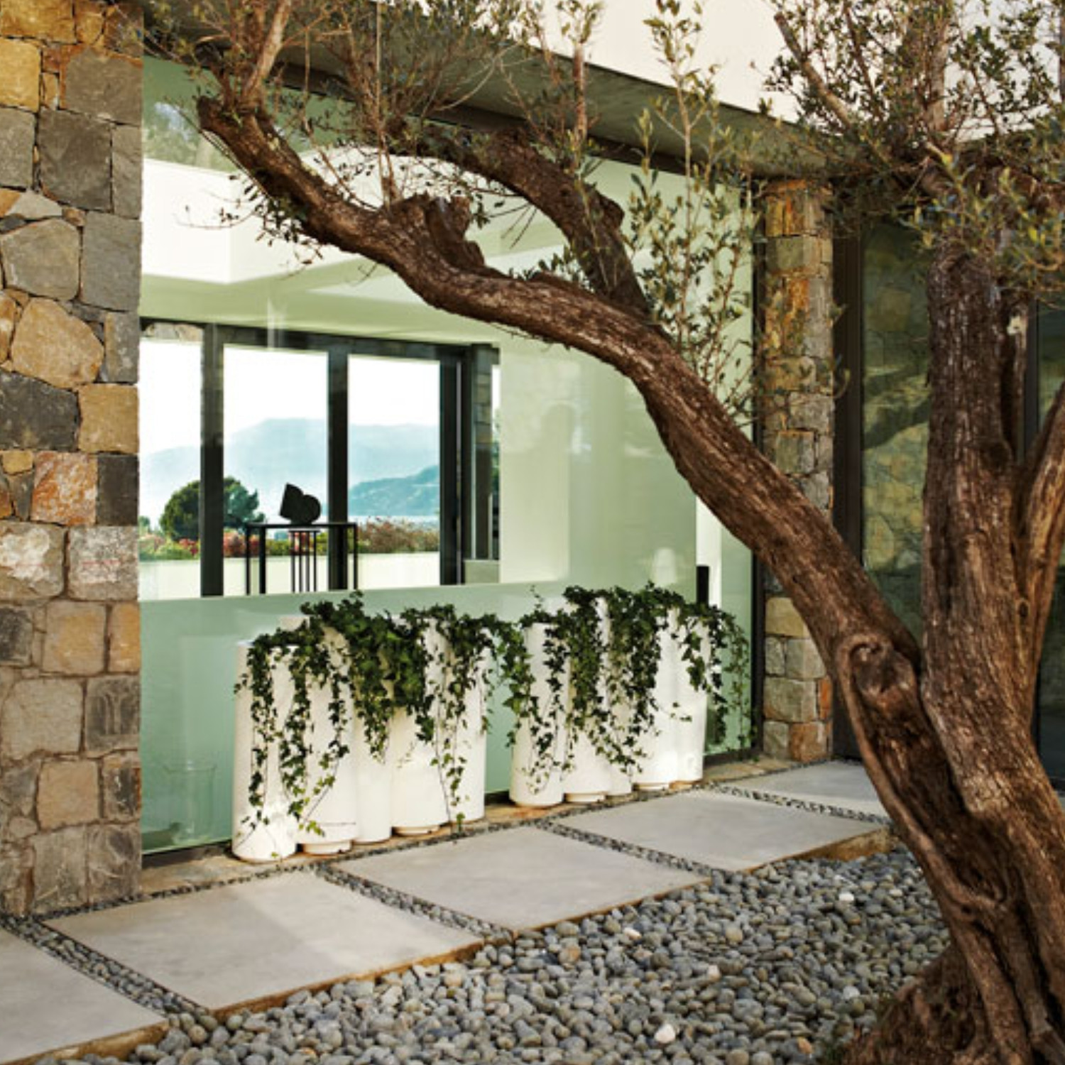 Slide BAMBOO luminious vase