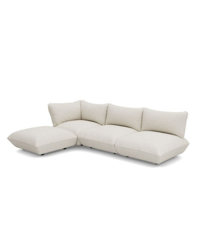 SUMO BOUCLE RECYCLED Beige Corner Sofa Fatboy