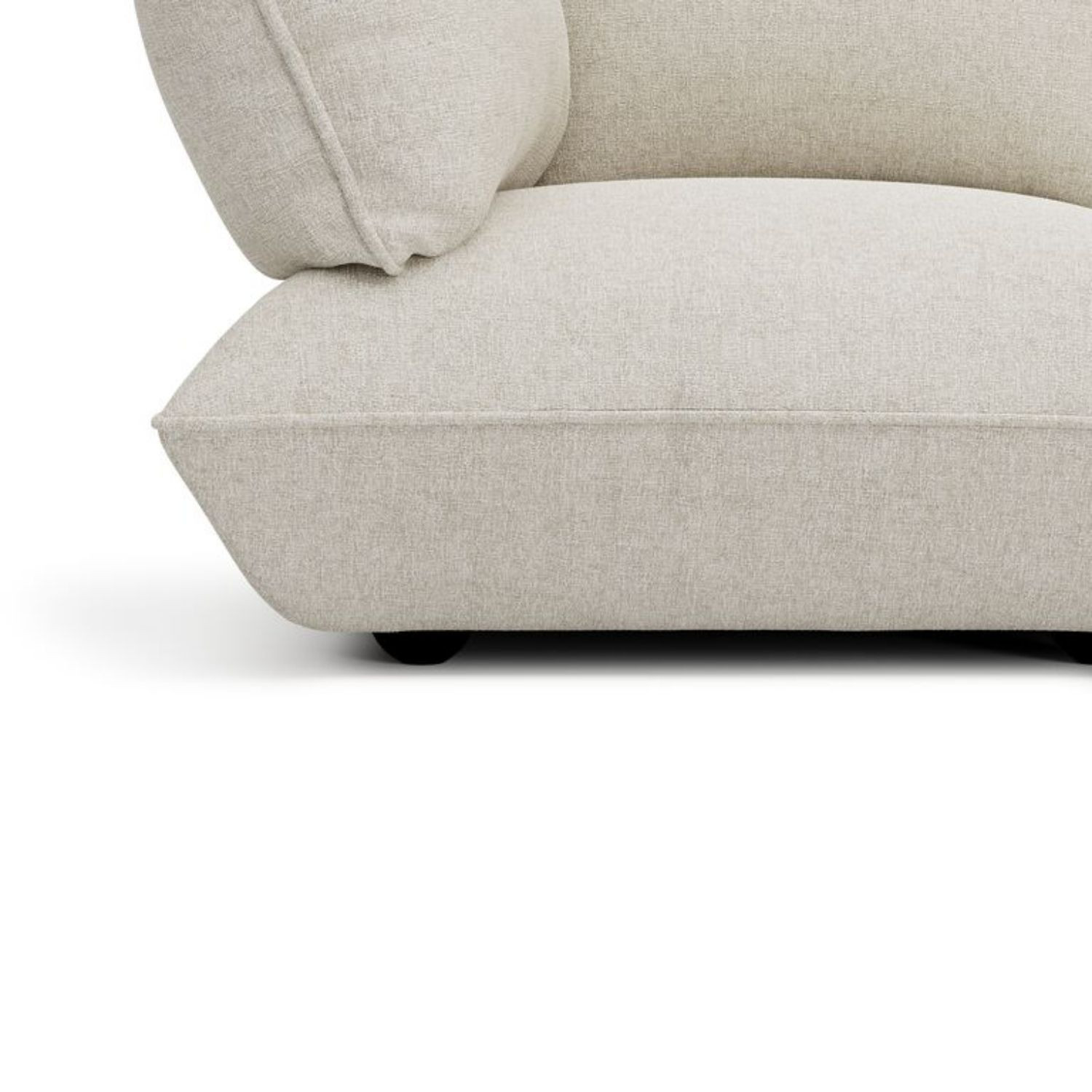 SUMO BOUCLE RECYCLED Beige Corner Sofa Fatboy