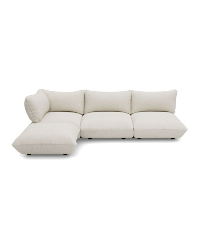 SUMO BOUCLE RECYCLED Beige Corner Sofa Fatboy