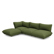 Salon d'angle SUMO BOUCLE RECYCLED Leaf Green Fatboy