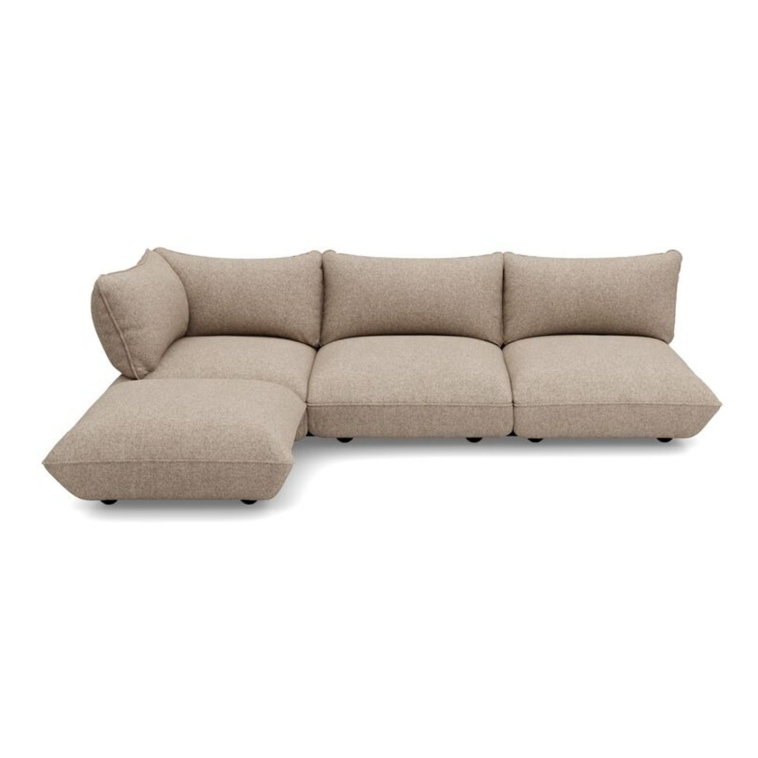 Salon d'angle SUMO BOUCLE RECYCLED Light Brown Fatboy