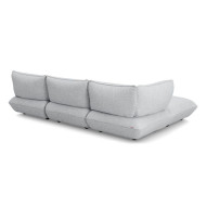 SUMO CORD RECYCLED Light Grey Melange Corner Sofa Fatboy