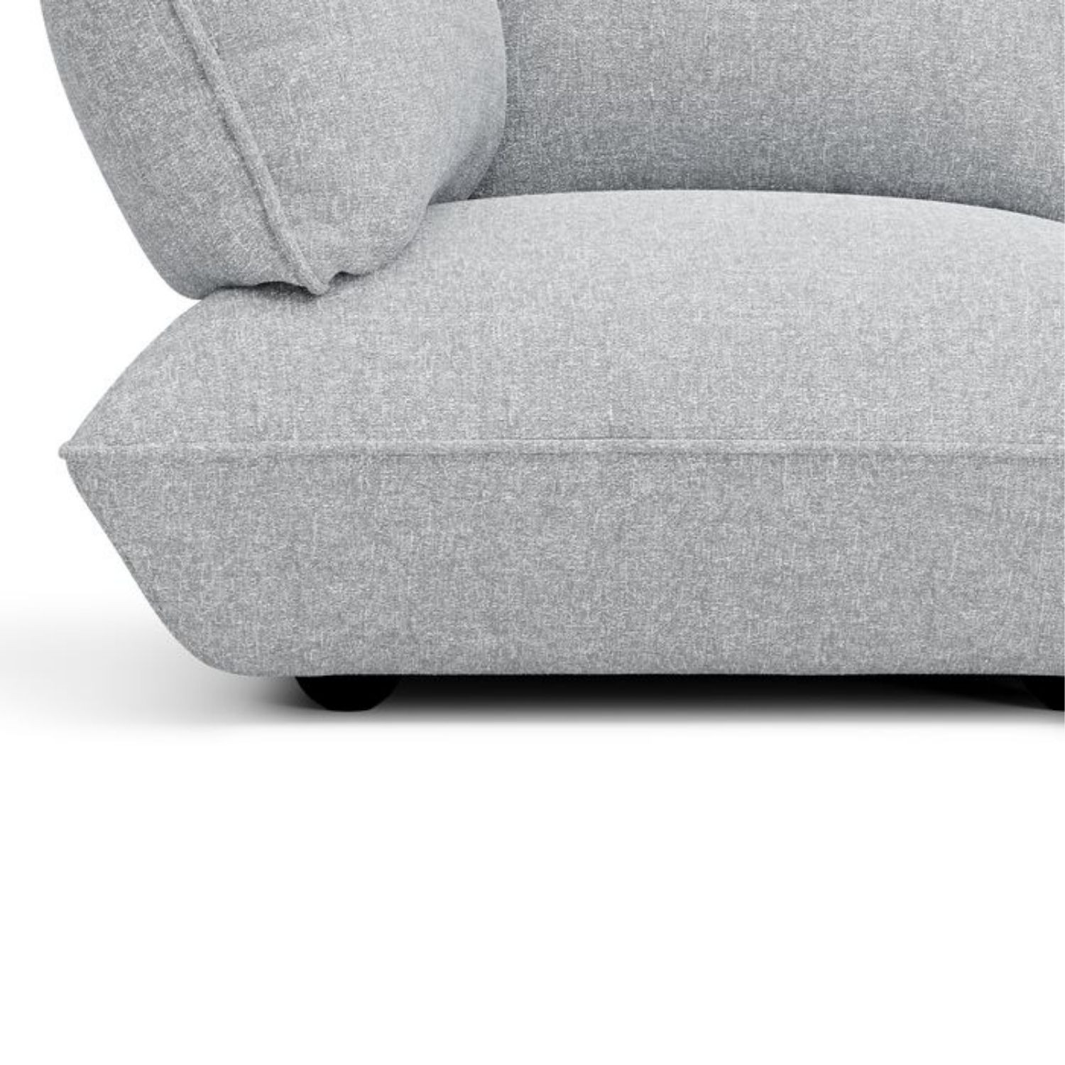 SUMO CORD RECYCLED Light Grey Melange Corner Sofa Fatboy