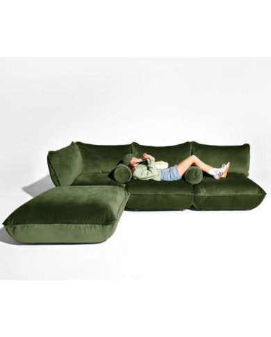 Grand canapé SUMO VELVET Deep Green Fatboy