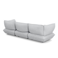 Large SUMO BOUCLE RECYCLED sofa Light Grey Melange Fatboy