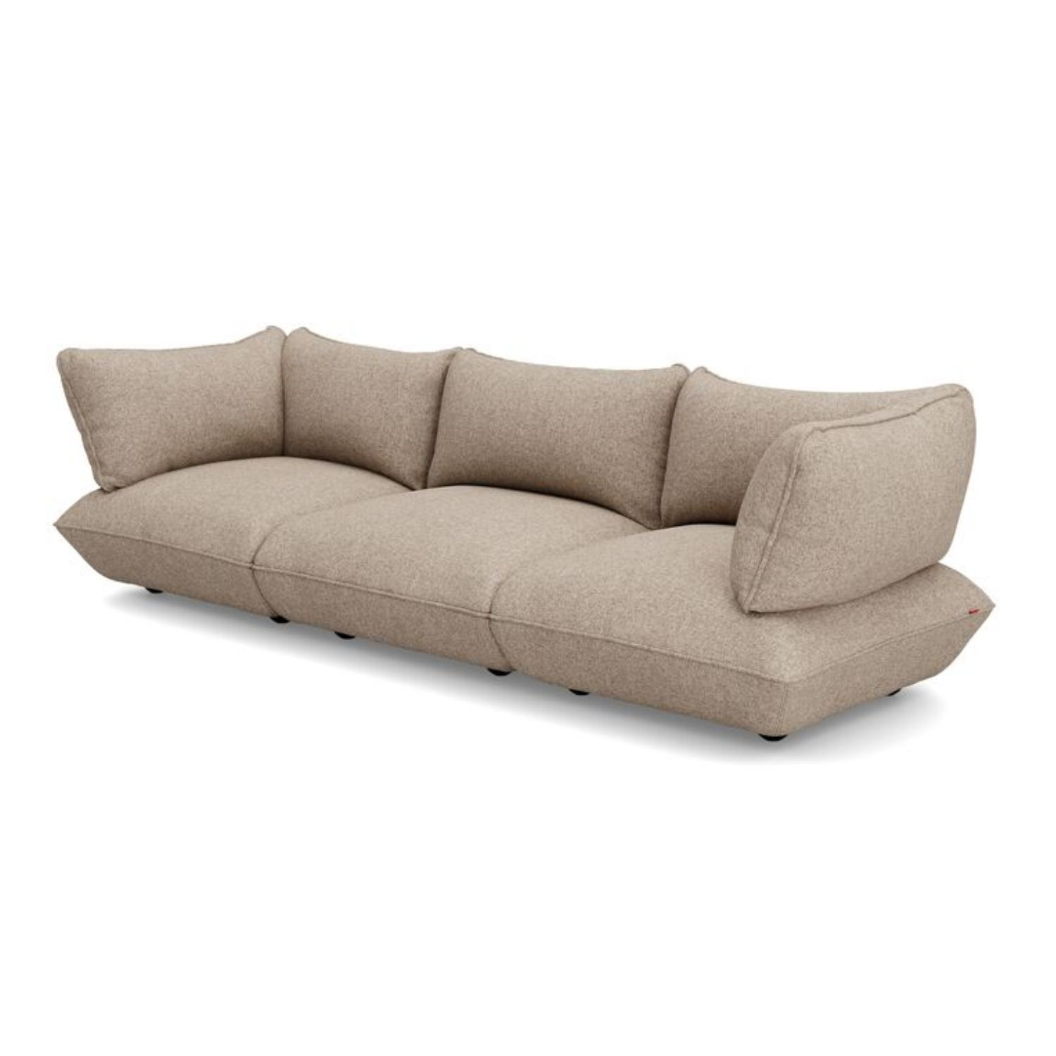 Grand canapé SUMO BOUCLE RECYCLED Light Brown Fatboy