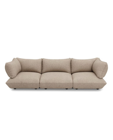 Large SUMO BOUCLE RECYCLED sofa Light Brown Fatboy