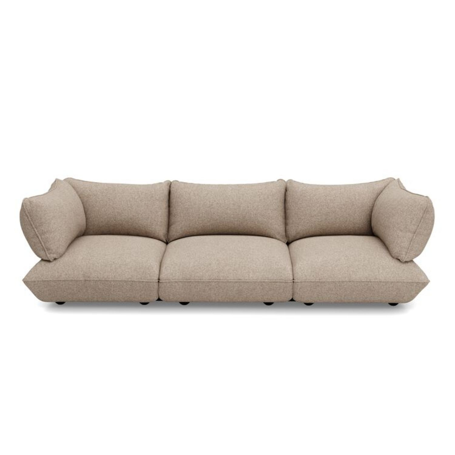 Grand canapé SUMO BOUCLE RECYCLED Light Brown Fatboy