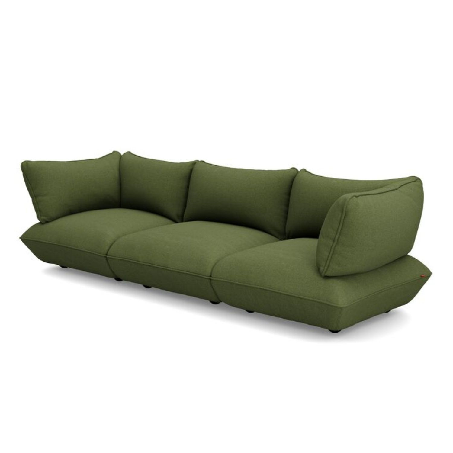 Large SUMO BOUCLE RECYCLED sofa Leaf Green Fatboy