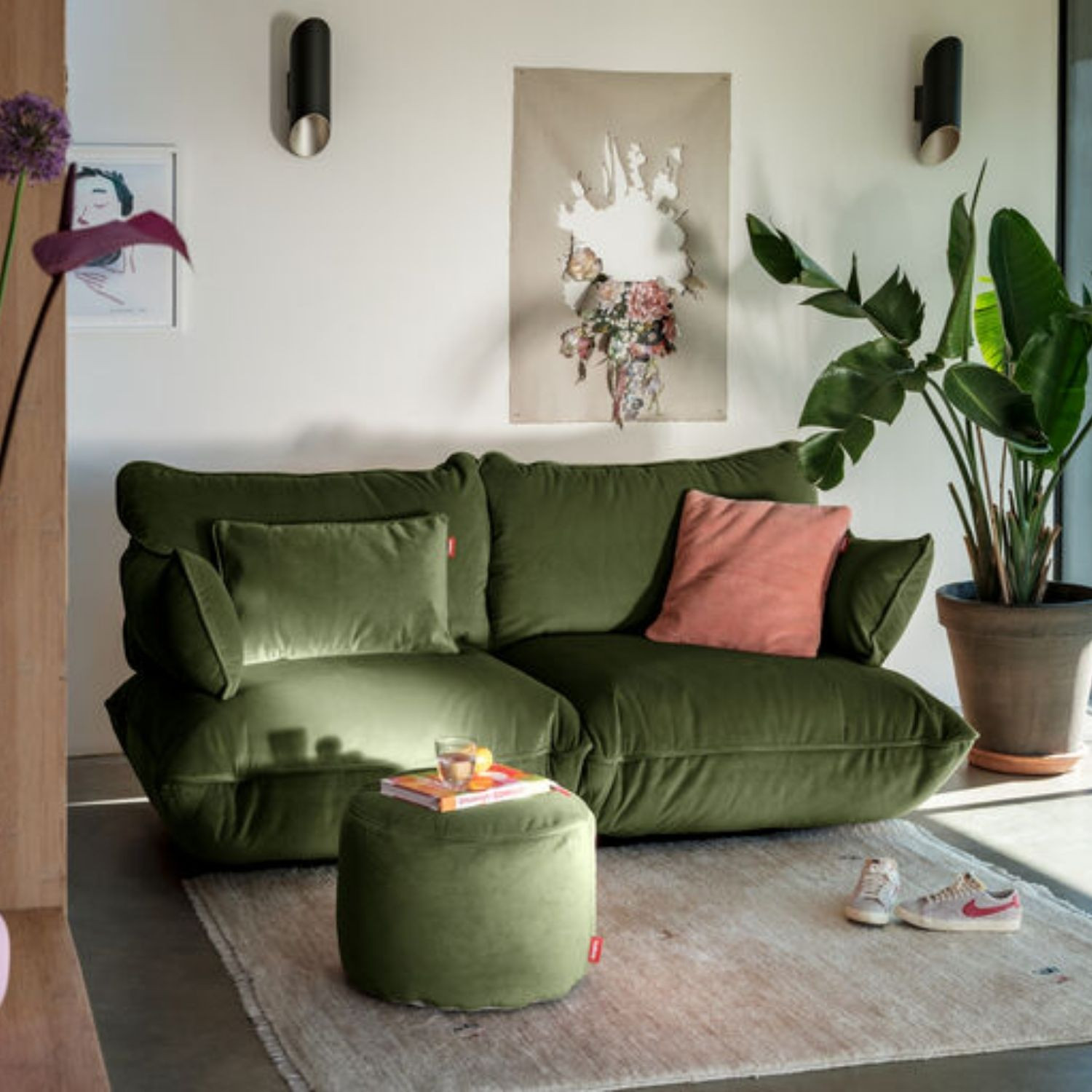 Canapé SUMO VELVET Deep Green Fatboy