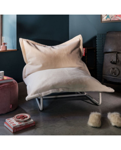 Fauteuil Whipped Cream BEANBASE + pouf ORIGINAL Fatboy