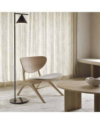 EYE armchair Oak and Off White Wool Ethnicraft