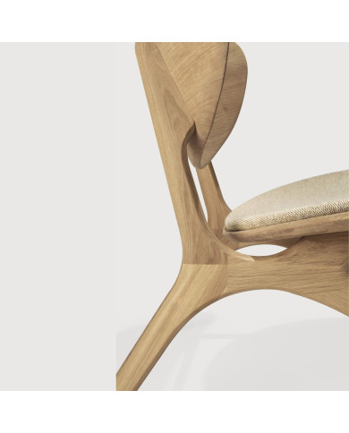 EYE armchair Oak and Off White Wool Ethnicraft