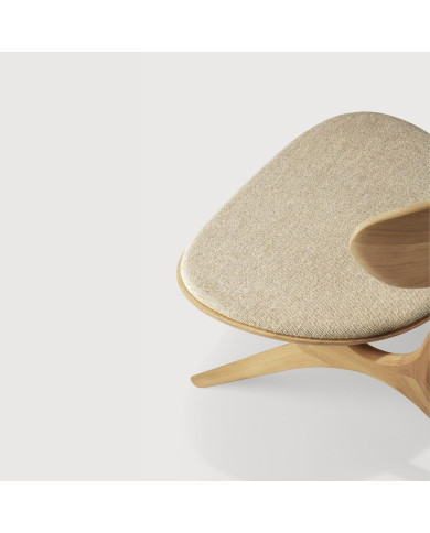 EYE armchair Oak and Off White Wool Ethnicraft