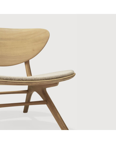 EYE armchair Oak and Off White Wool Ethnicraft