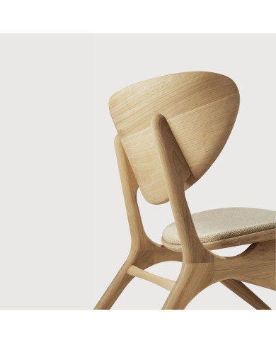 EYE armchair Oak and Off White Wool Ethnicraft