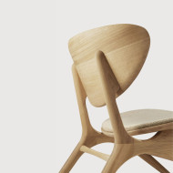 Fauteuil EYE chêne et laine Off White Ethnicraft