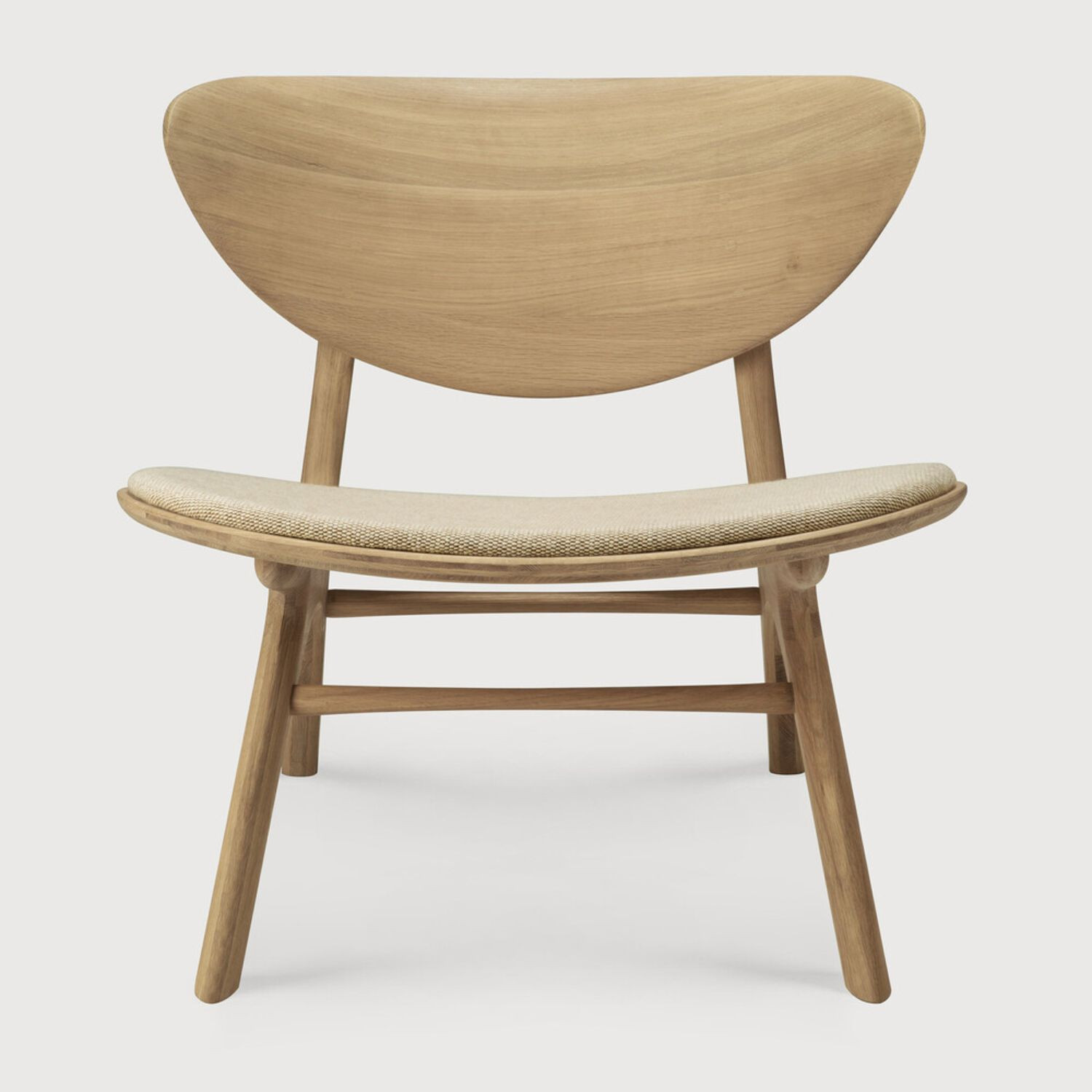 Fauteuil EYE chêne et laine Off White Ethnicraft