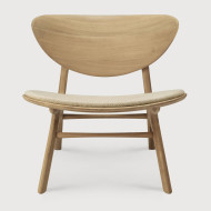Fauteuil EYE chêne et laine Off White Ethnicraft