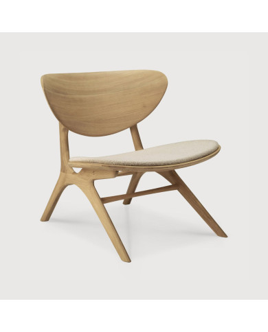 EYE armchair Oak and Off White Wool Ethnicraft