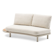 OASIS aluminium and teak garden lounge by Les Jardins du Sud