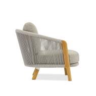 RIVIERA 3-seater teak sofa by Les Jardins du Sud