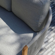 RIVIERA 3-seater teak sofa by Les Jardins du Sud