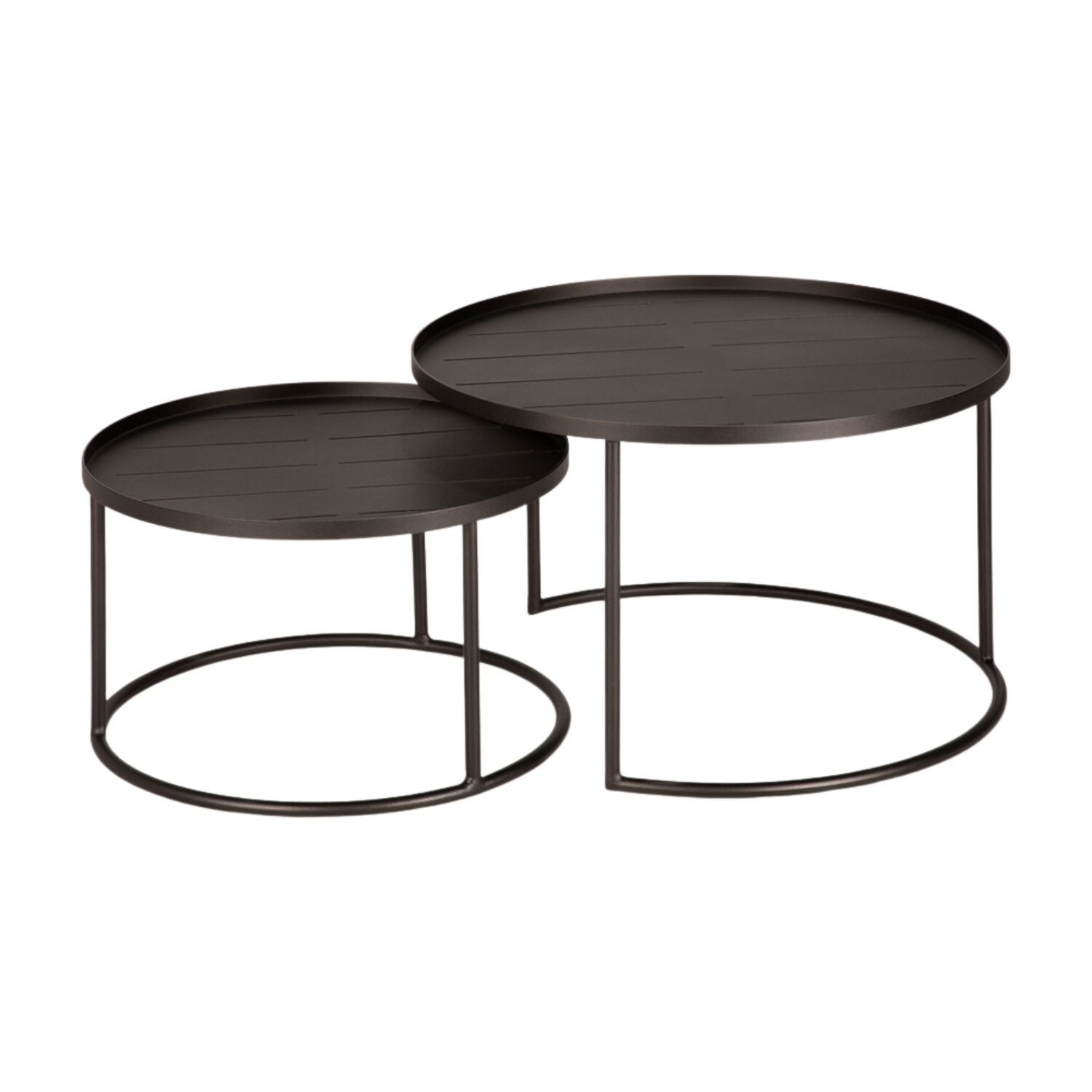 Ensemble de tables basses à plateaux CORE Ethnicraft