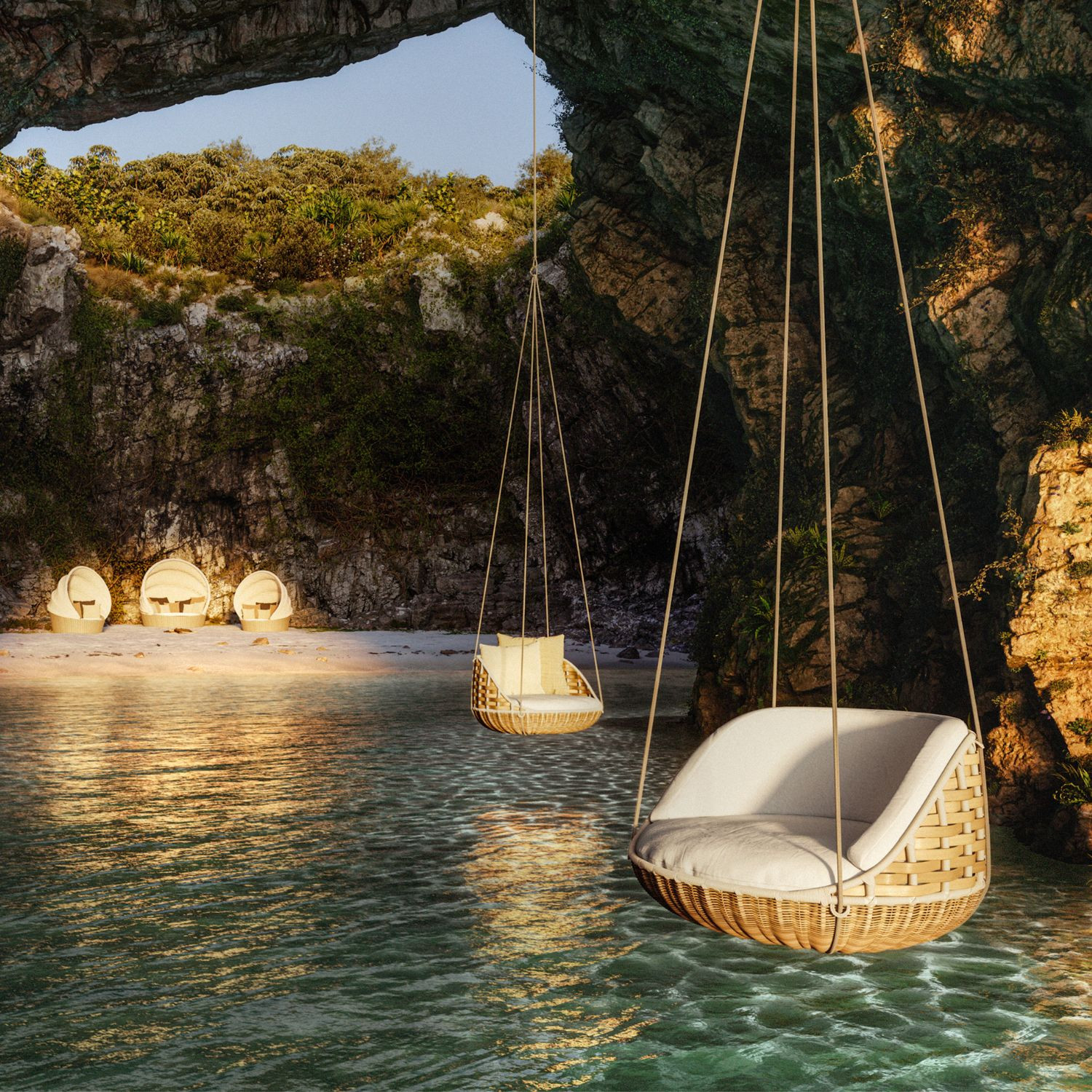 SWINGREST hanging chair by Dedon