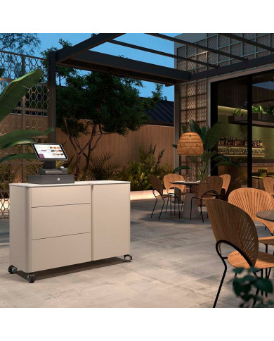 Meuble de rangement 1 porte, 3 tiroirs Tabu Outdoor