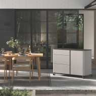 Meuble de rangement 1 porte, 3 tiroirs Tabu Outdoor