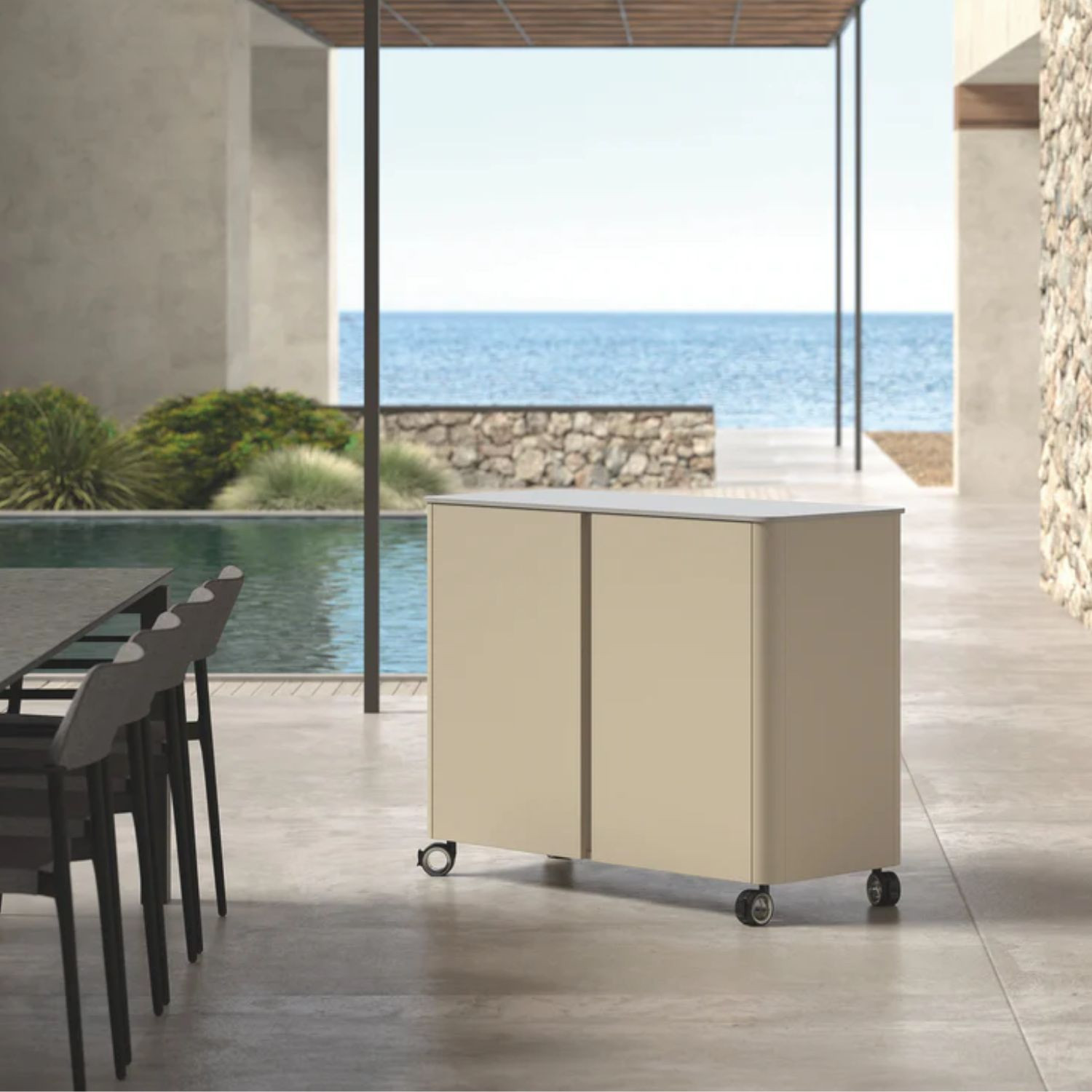 Meuble de rangement 2 portes Tabu Outdoor