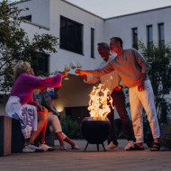 Fire pit MOON 45 with low stand by Höfats