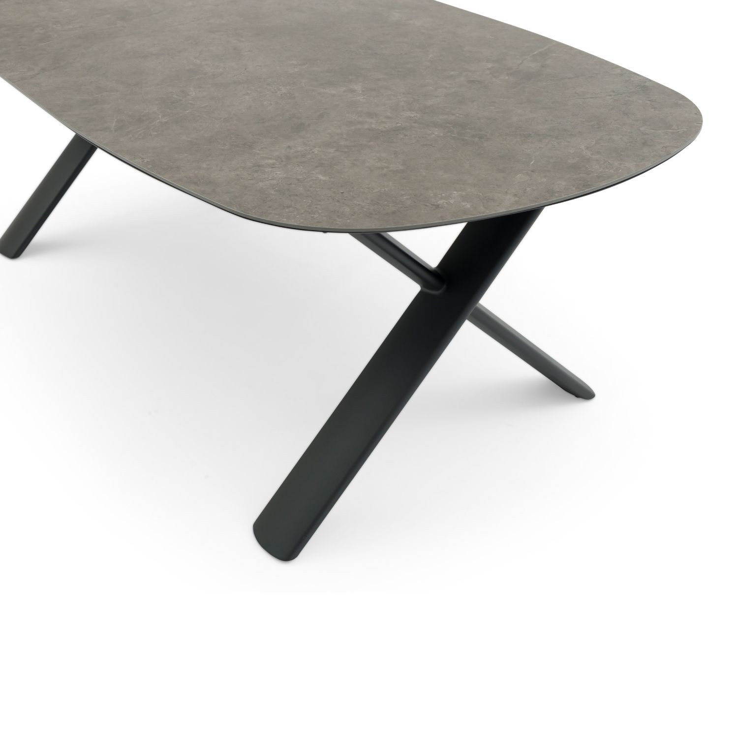 CANNES extendable oval ceramic table 250/310 cm by Les Jardins du Sud