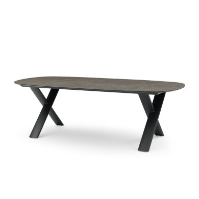 Table céramique ovale extensible CANNES 250/310 cm Les Jardins du Sud