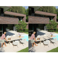 Table céramique ovale extensible CANNES 250/310 cm Les Jardins du Sud
