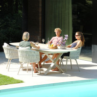 Table céramique ovale extensible CANNES 250/310 cm Les Jardins du Sud