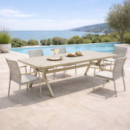 Table extensible céramique MALIBU Les Jardins du Sud