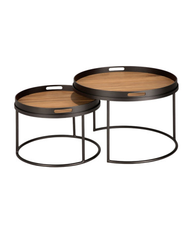 Tables basses avec plateaux CORE Ethnicraft