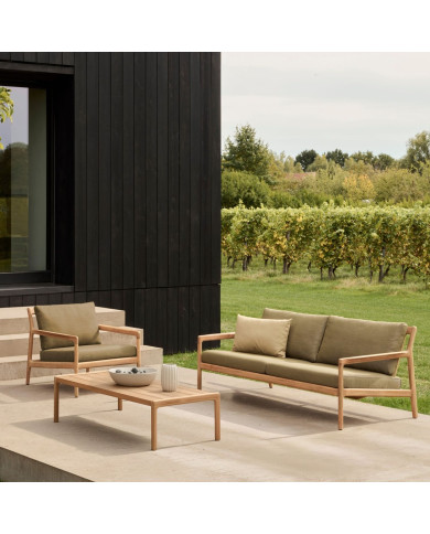 JACK 2-seater teak sofa Ethnicraft