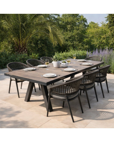 Table céramique PRADO 204/264 cm Les Jardins du Sud