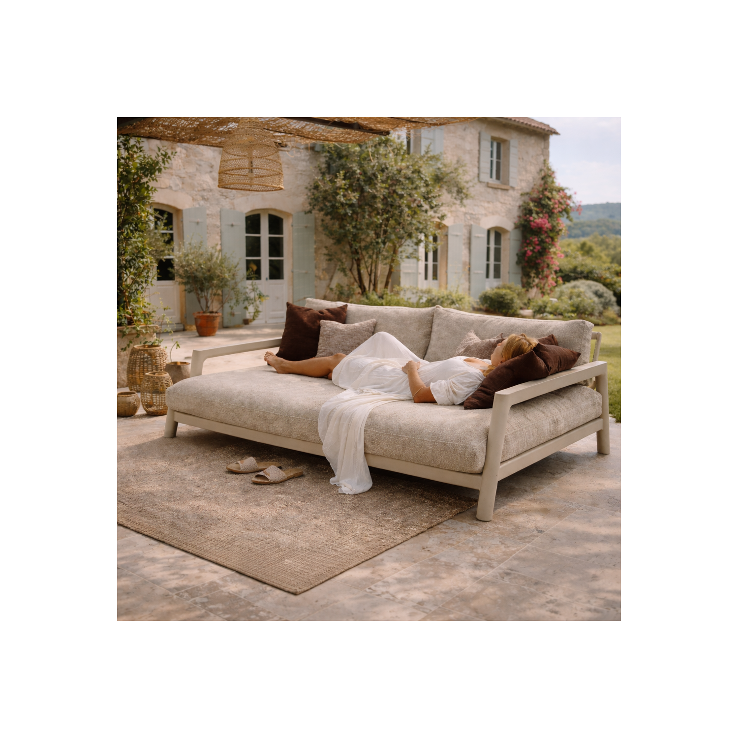 Salon de jardin LIDO en aluminium Les Jardins du Sud