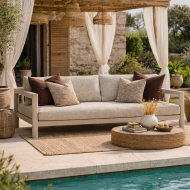 Salon de jardin LIDO en aluminium Les Jardins du Sud