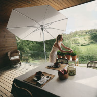 Parasol rond ALU-SMART Glatz