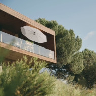 Parasol rond ALU-SMART Glatz