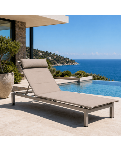 Bain de soleil CORAL beige Les Jardins du Sud