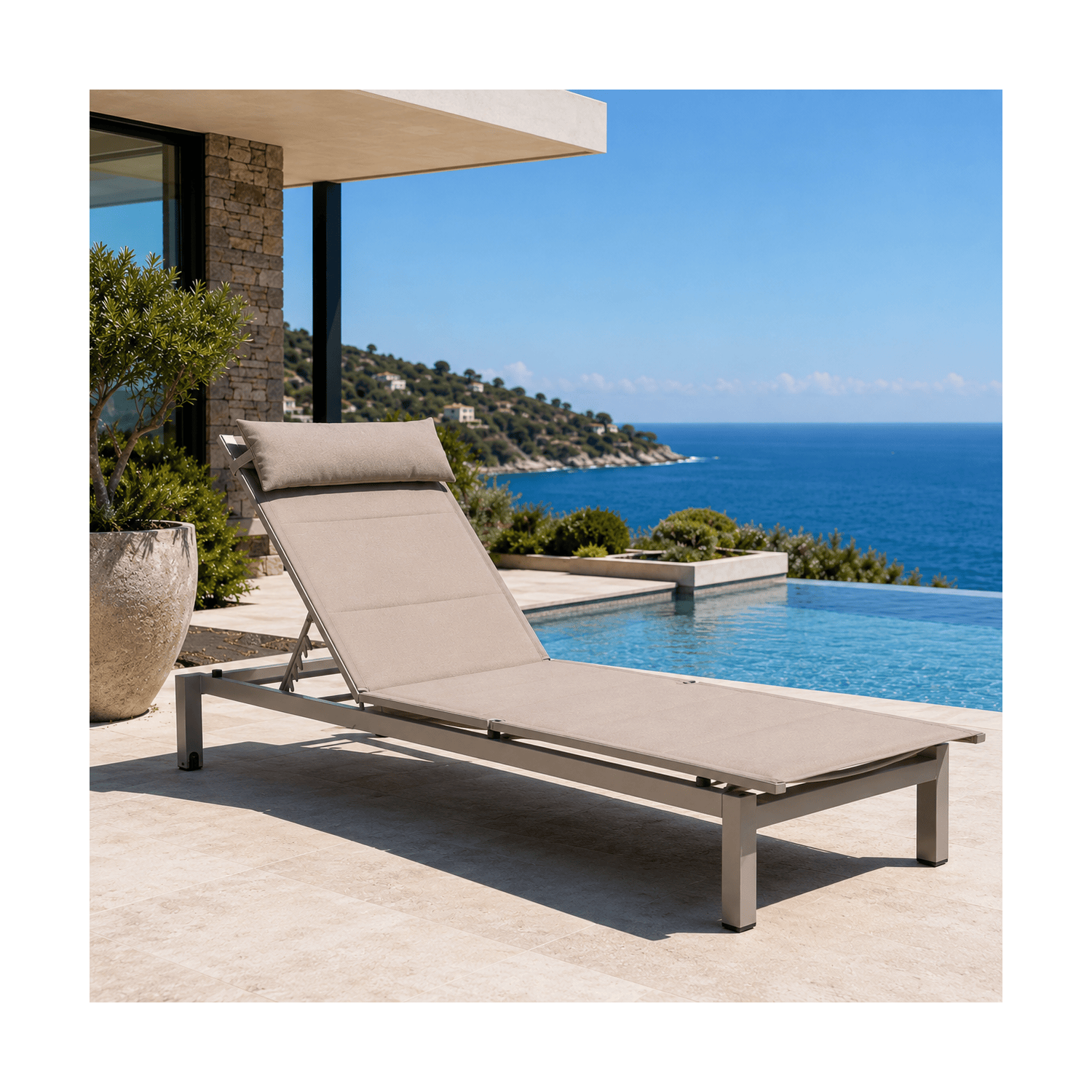Bain de soleil CORAL beige Les Jardins du Sud
