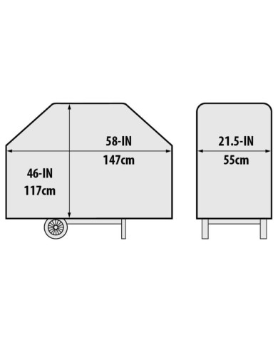 SELECT BARON / CROWN 4-burner cover by Broil King